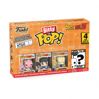 Dragon Ball Z 4-Pack (Kid Buu, Vegito, Majin Vegeta, and Mystery Pop)