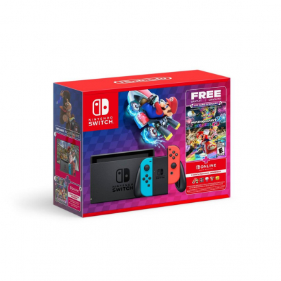 Nintendo Switch Console - Mario Kart 8 Deluxe Bundle